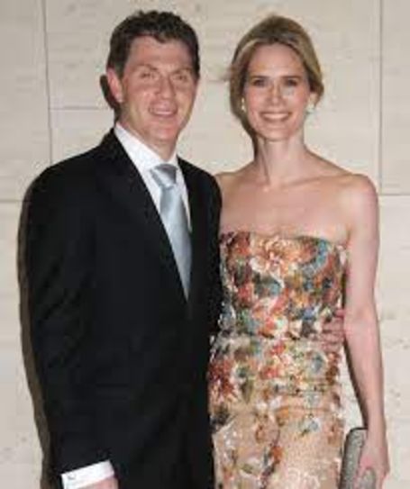 Bobby Flay with ex-wife 